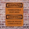 Signmission Combustible Dust Area Bilingual OSHA Warning Sign, Plastic, 10in W x 14in L, 2PK OS-2PACK-WS-P-1014-L-12524 - alternate 2